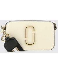 Marc Jacobs - The Snapshot Saffiano Leather Crossbody Bag With Double J Logo - Lyst