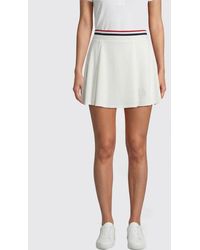Brunello Cucinelli - Cotton Blend Mini Skirt - Lyst