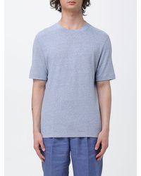 Brunello Cucinelli - Basic Linen Blend T-Shirt - Lyst