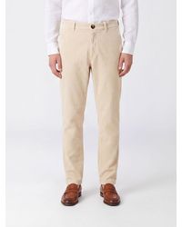 Brunello Cucinelli - Pantalones Chinos Slim Fit De Pana De - Lyst