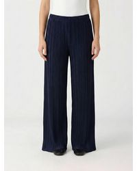 Pleats Please Issey Miyake - Pleated Polyester Trousers - Lyst