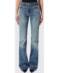 Haikure - Vaqueros Slim Flare De Tiro Alto Flora De Cinco Bolsillos - Lyst