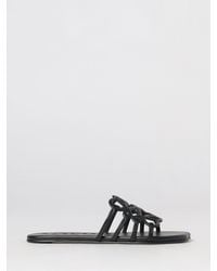 Loewe - Mules Anagram Petal En Cuir De Veau Lisse À Talon Bas - Lyst