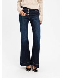 Twinset - High-Waisted Flared Jeans - Lyst