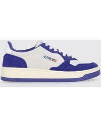 Autry - Sneaker Medalist Weiß/Lila Aus Wildleder - Lyst