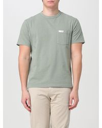 Fay - T-shirt in cotone con tasca - Lyst