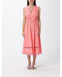 Twinset - Cotton Midi Dress - Lyst