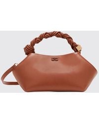Ganni - Small Bou Vegan Handbag With Braided Handle - Lyst