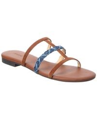 L'Agence - Hennie Caged Suede Sandal - Lyst