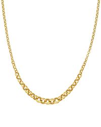 HAWLEY ST - 14K Rolo Necklace - Lyst