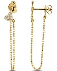 Rina Limor - 14k 0.08 Ct. Tw. Diamond Drop Earrings - Lyst