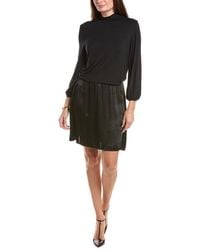 Michael Stars - Myla Mock Neck 2-fer Mini Dress - Lyst
