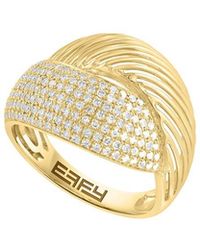 Effy Fine Jewelry - 14K 2.27 Ct. Tw. Diamond & Sapphire Ring - Lyst