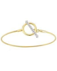 Reiss - 14k 0.08 Ct. Tw. Diamond Wire Bracelet - Lyst