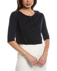 Max Mara - S Shoulder Wrap Wool Cardigan - Lyst