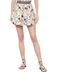 Alice + Olivia - Haven Linen-Blend Skirt - Lyst