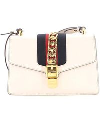 Gucci - Sheep Leather Sylvie Shoulder Bag Small (Authentic Pre-Loved) - Lyst