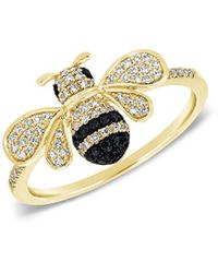 Sabrina Designs - 14k 0.17 Ct. Tw. Diamond Bumbe Bee Ring - Lyst