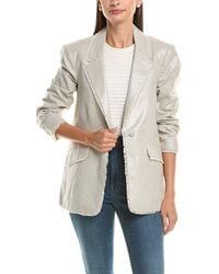 Cinq À Sept - Kylie Linen-Blend Blazer - Lyst