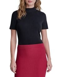 DKNY - Fringe Sweater Skirt - Lyst