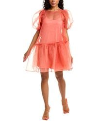 Beulah London - Babydoll Mini Dress - Lyst
