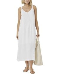 Splendid - Stella Linen Midi Dress - Lyst