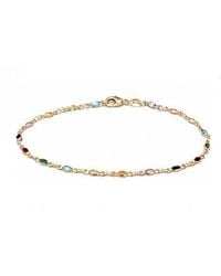 Liv Oliver - 18k Gemstone Cz Bracelet - Lyst