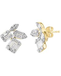 Effy Fine Jewelry - 14K 1.04 Ct. Tw. Diamond Earrings - Lyst