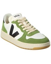 Veja - V-10 Prime Suede & Leather Sneaker - Lyst