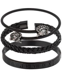 Eye Candy LA - Premium Collection Titanium Leo 3pc Stretch Bracelet Set - Lyst