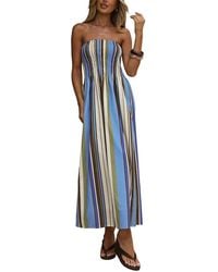 LOEY - Off-The-Shoulder Maxi Dress - Lyst