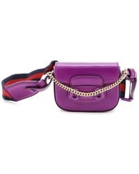 Gucci - Purple Sheep Leather Horsebit 1955 Shoulder Bag Super Mini (authentic Pre-loved) - Lyst