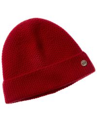 Bruno Magli - Honeycomb Stitch Cashmere Hat - Lyst