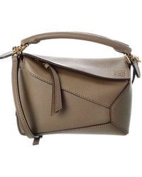 Loewe - Puzzle Edge Mini Leather Shoulder Bag - Lyst