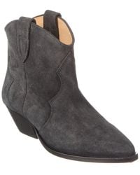 Isabel Marant - Dewina Suede Bootie - Lyst