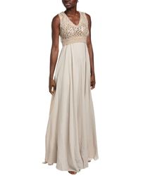 Brunello Cucinelli - Mohair, Wool & Silk-Blend Maxi Dress - Lyst