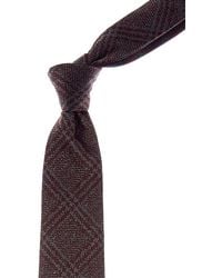 Canali - Plaid/Squares Reversible Silk Tie - Lyst