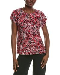 Jones New York - Double Trim Top - Lyst