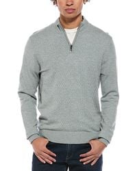 Point Zero - Semi Fit 1/4-Zip Mock Neck Sweater - Lyst