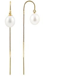 Splendid - 14k 7.5-8mm Freshwater Pearl Earrings - Lyst