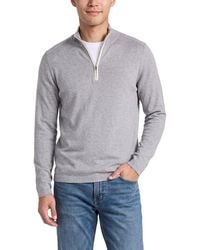 N.Peal Cashmere - Salcombe Cashmere-Blend 1/2-Zip Sweater - Lyst
