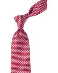 Ferragamo - Red Umbrellas Silk Tie - Lyst