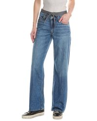 Rag & Bone - Featherweight Saige Full Boxer Straight Pant - Lyst
