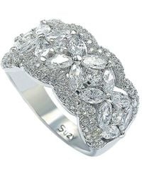 Suzy Levian CZ Jewelry - Suzy Levian Silver Cz Ring - Lyst