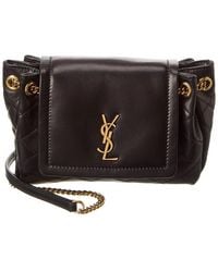 Saint Laurent - Nolita Mini Leather Shoulder Bag - Lyst