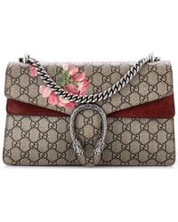 Gucci - Blooms Print Gg Coated Canvas Dionysus Bag Small (Authentic Pre- Loved) - Lyst
