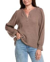 Michael Stars - Kasey Peasant Top - Lyst