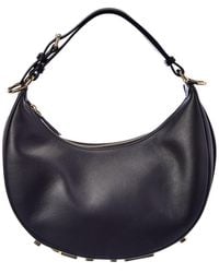 Fendi - Graphy Small Leather Hobo Bag - Lyst