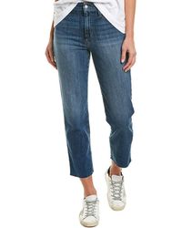 Joe's Jeans Fantasia High-rise Straight Crop - Blue