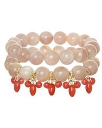 Rachel Reinhardt Jewelry - Gemstone Cluster Stretch Bracelet - Lyst